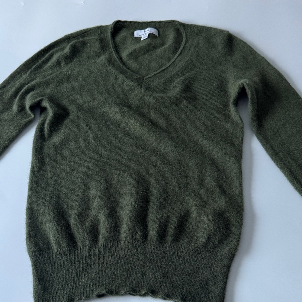 Magaschoni Forest Green Knit Top